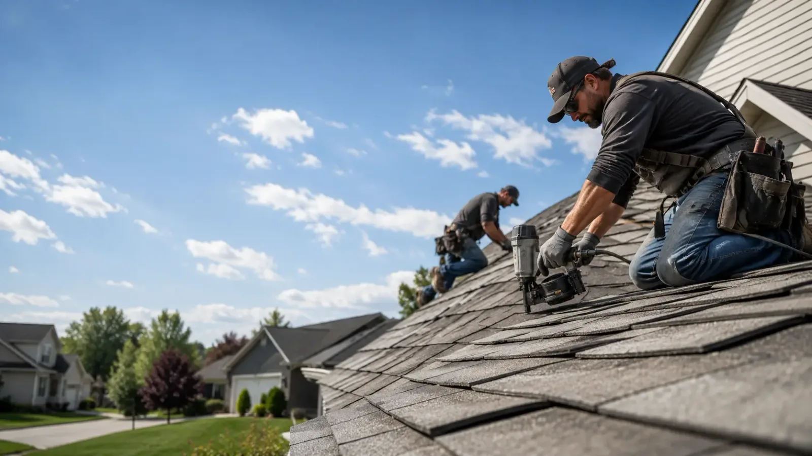 Storm Damage Roof Repair in Holyrood, KS near me